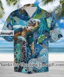 Realistic Turtle Coral Wonderful Ocean World Hawaiian Shirt 1