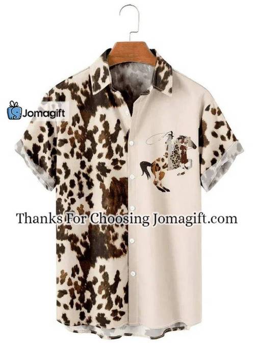 [Custom Name] Retro Knight Casual Leopard Patchwork Shirt, Hawaiian Shirts near me Gift