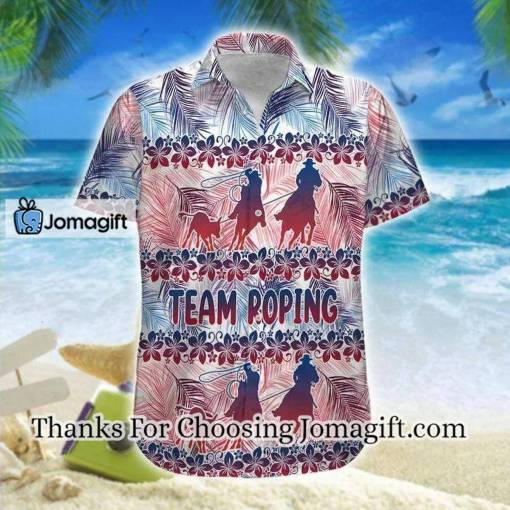 [Custom Name] Roping Palm Leaves Hawaiian Shirt Gift