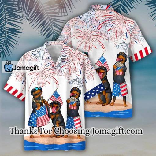 [Awesome] Rottweiler Hawaiian Shirts Independence Day Is Coming Gift