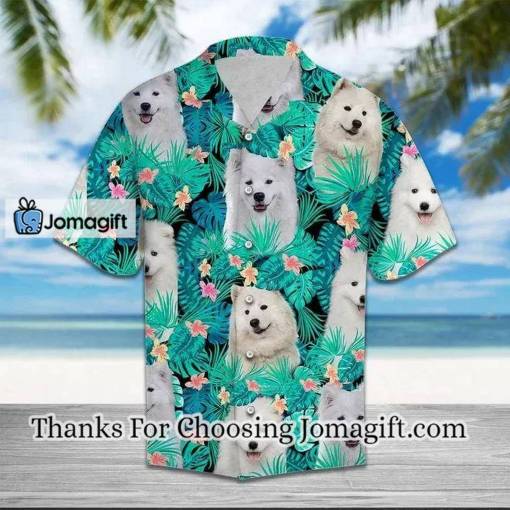 [Awesome] Samoyed Lost In Summer Vibes Tropical Palm Leaves Hawaiian Shirt Gift