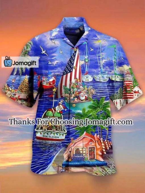 [Custom Name] Sea Sleigh Hawaiian Shirt Gift