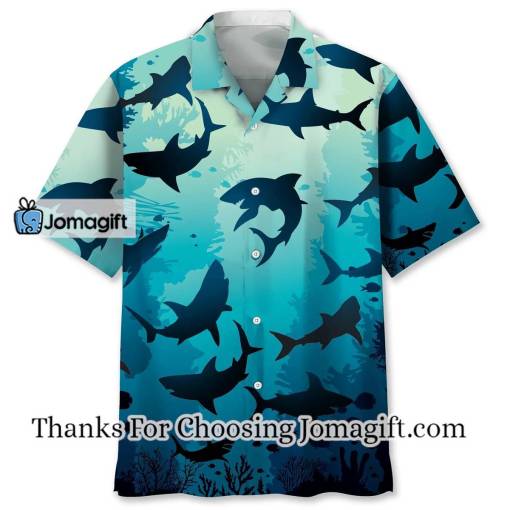 [Awesome] Shark Beach Hawaiian Shirt, Shark Lover Casual Shirt For Gift