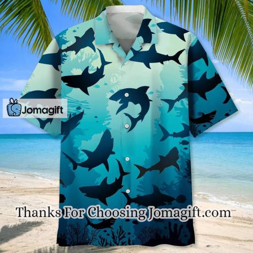 [Awesome] Shark Beach Hawaiian Shirt, Shark Lover Casual Shirt For Gift