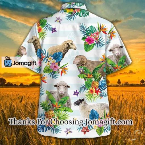 [Awesome] Sheep Tropical Flower Hawaiian Shirt Gift