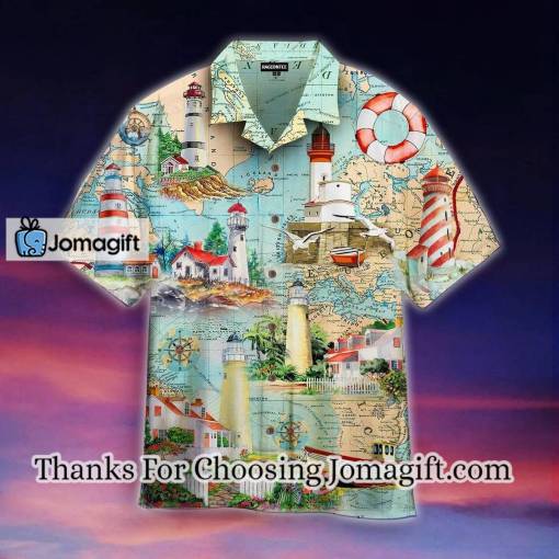 [Custom Name] Shine Like A Lighthouse Hawaiian Shirt Gift
