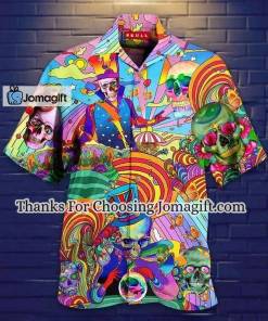Skull Hippie Hawaiian Shirt HW4071