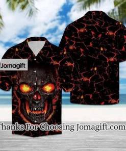 Skull Lava Hawaiian Shirt HW1533