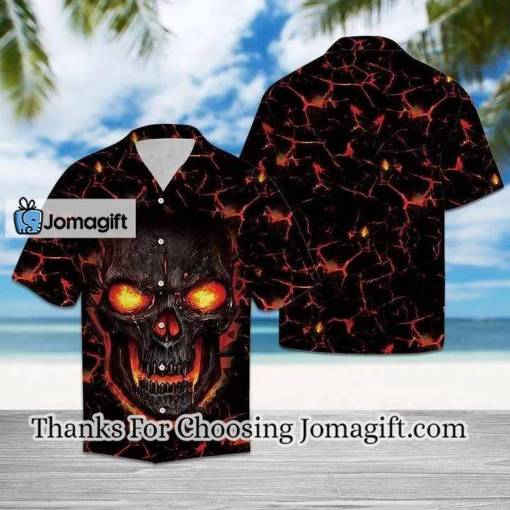 [Custom Name] Skull Lava Hawaiian Shirt HW1533 Gift