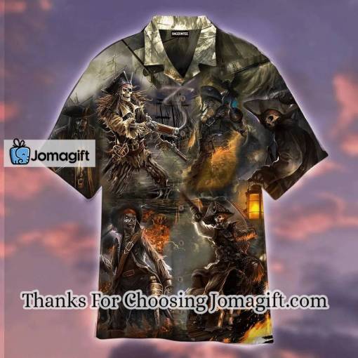 [Custom Name] Skull Pirate Hawaiian Shirt HW4799 Gift