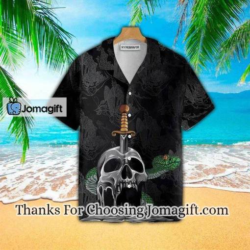 [Awesome] Skull & Snake Gothic Hawaiian Shirt Gift