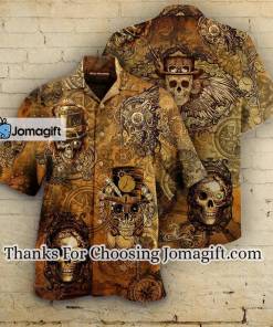 [Custom Name] Skull Steampunk Hawaiian Shirt HW1720 Gift