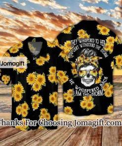 [Custom Name] Skull Sunflower I’m The Storm Hawaiian Shirt HW3852 Gift