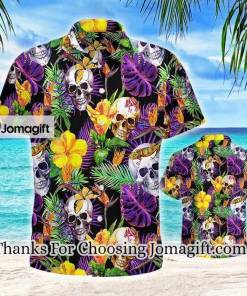 [Custom Name] Skull Tropical Hawaiian Shirt HW1724 Gift