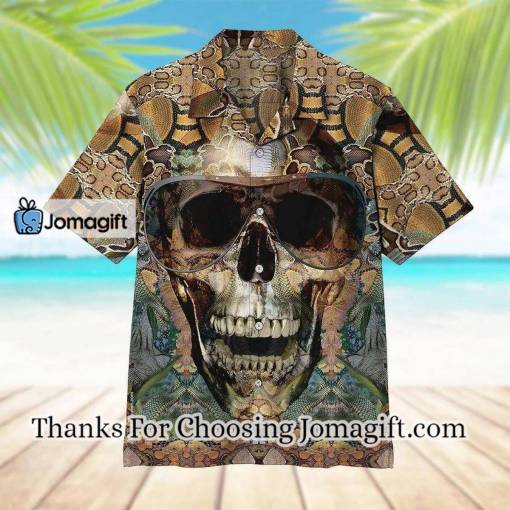 [Custom Name] Snake Skull Hawaiian Shirt HW4158 Gift