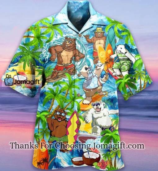 [Stylish] Bear Love Beach Love Animals Hawaiian Shirt
