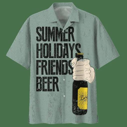 [Stylish] Beer Hawaiian Shirt Summer Holidays Friends Beer Beer Hawaii Shirt