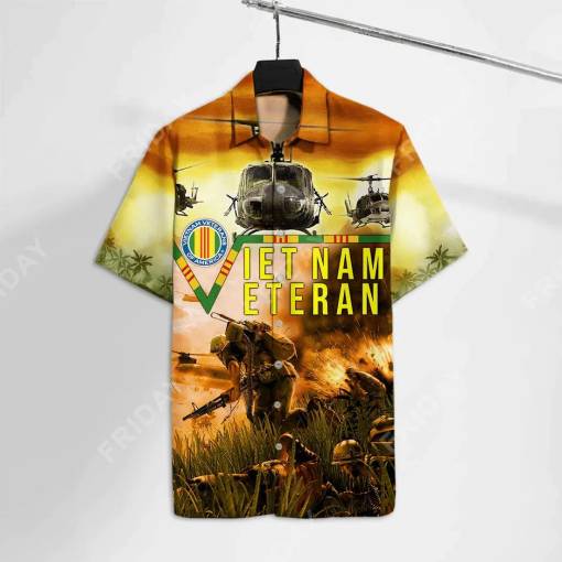 [Stylish] Vietnam Veteran Hawaiian Shirt Vietnam War Veteran In American