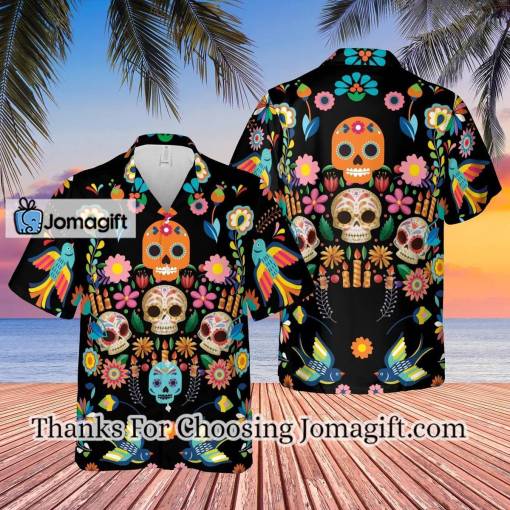[Awesome] Sugar Skull Hawaiian Shirt Gift