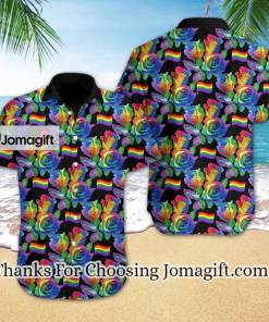 Summer LGBT Rose Hawaiian Shirt LGBT shirt Lesbian shirt gay shirt 1