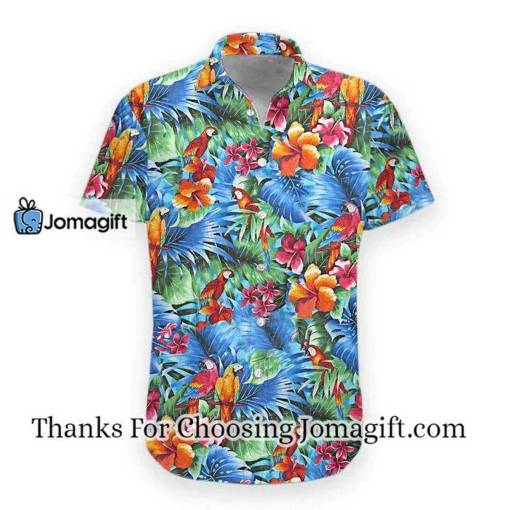[Awesome] Summer Parrot Hawaiian shirt, Mens Hawaiian Shirts Gift