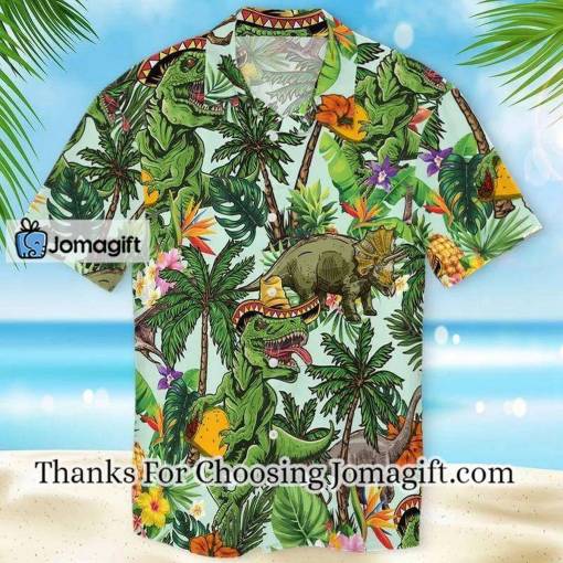 [Awesome] Taco T-rex Hawaiian Shirt Gift