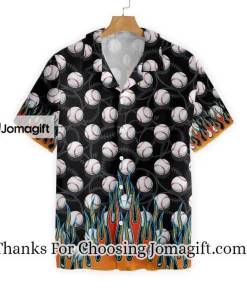 [Awesome] The Passion Of Sport Flame Baseballs Design Hawaiian Shirt Gift