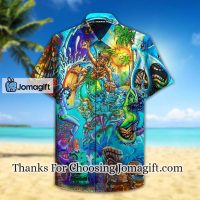 Tiki And Mermaid Island Hawaiian Shirt HW4214