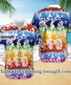 Time Of Spring Lgbt Flower Design Hawaiian Shirt 1