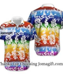 Time Of Spring Lgbt Flower Design Hawaiian Shirt 2