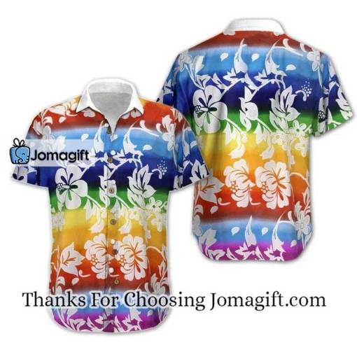 [Awesome] Time Of Spring Lgbt Flower Design Hawaiian Shirt Gift