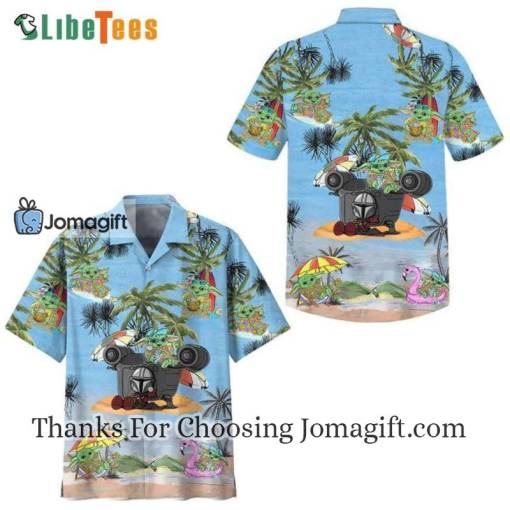[Trendy] Baby Yoda Summer Time Star Wars Hawaiian Shirt