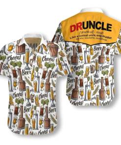Trendy Beer Hawaiian Shirt Druncle Beer And Foods Beer Hawaii Shirt 1