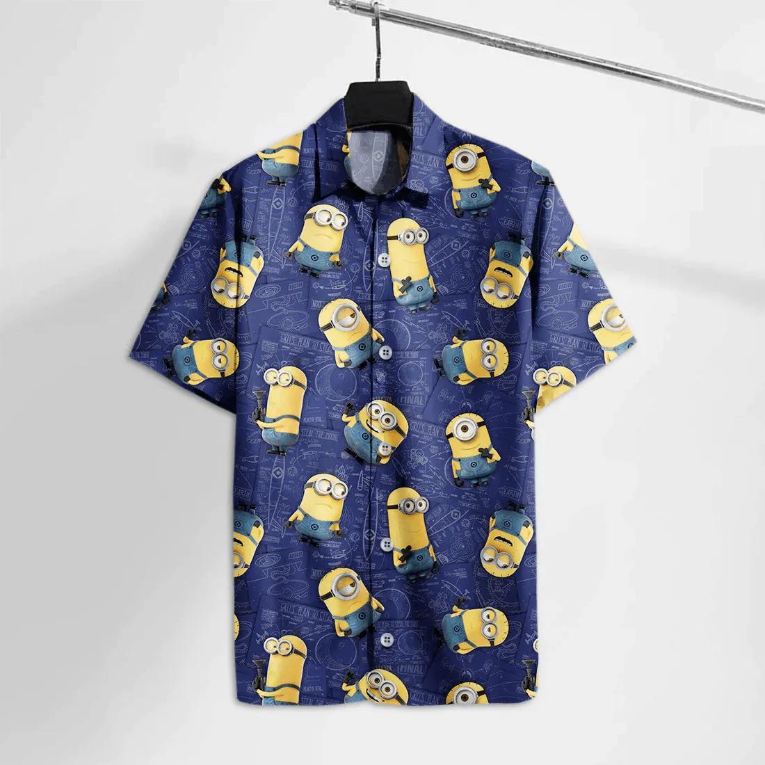 Trendy Dm Hawaiian Shirt Dm Mini Kevin Stuart And Bob Awesome Minions 1