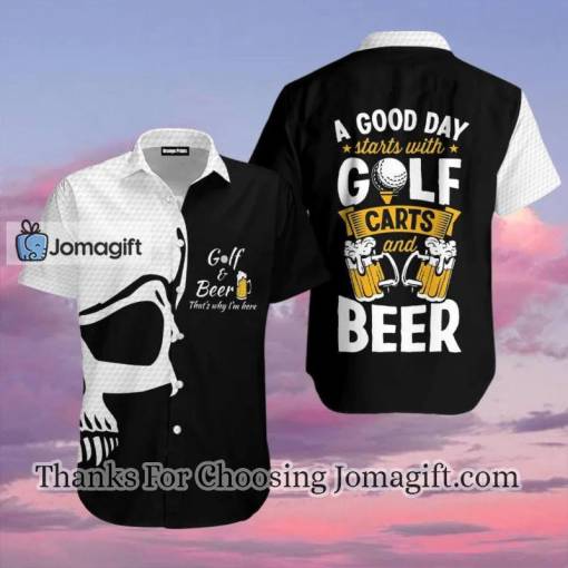 [Trendy] Golf And Beer That’S Why I’M Here Hawaiian Shirt