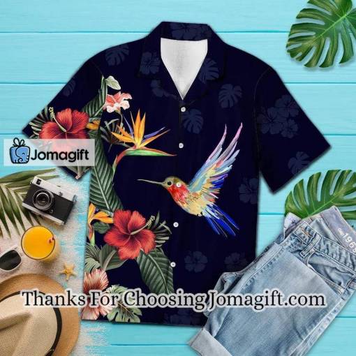 [Awesome] Tropical Flower Hummingbird H227049 Hawaiian Shirt Gift