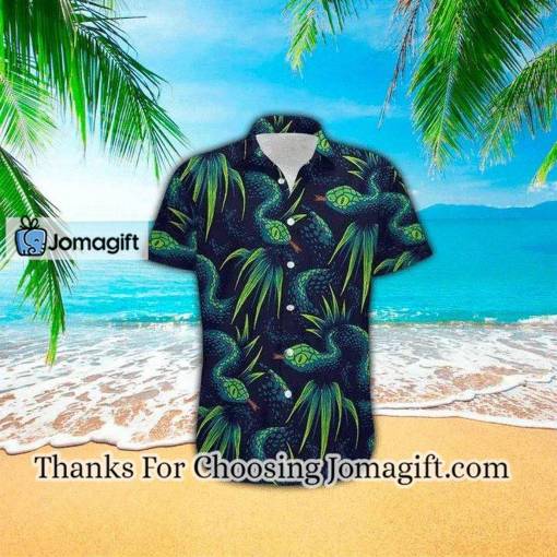 [Awesome] Tropical Forest Green Snake Hawaiian Shirt Gift