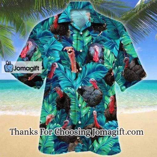 [Popular] Turkey In Tropical Forest Lovers Gift Hawaiian Shirt Gift