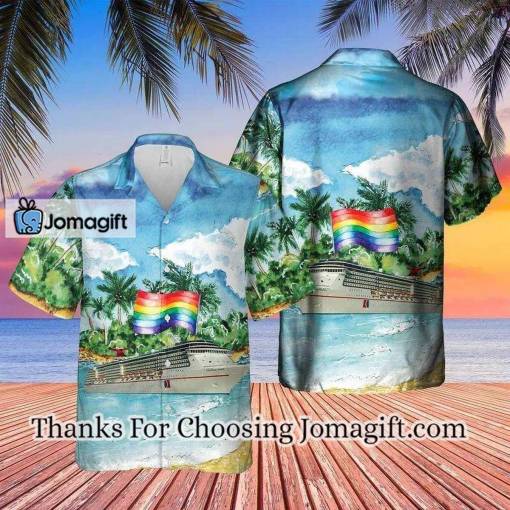 [Popular] US Cruise Happy LGBT Pride Month Hawaiian Shirt, LGBT shirt, Lesbian shirt, gay shirt Gift