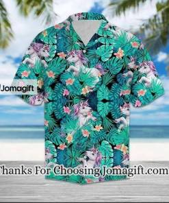 [Popular] Unicorn Tropical Hawaiian Shirt Gift
