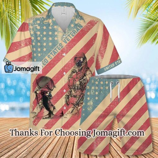 [Trending] United States Veteran Hawaiian Shirt Set  Unisex Gift