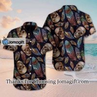 [Trending] Vintage Skull With Native Feather Hawaiian Shirt Gift