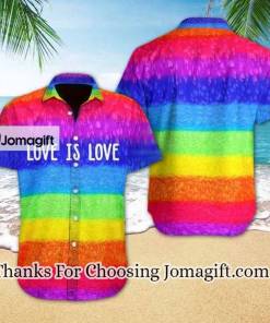 Vivid Lgbt Love Is Love Hawaiian Shirt Summer hawaii shirt 1