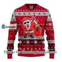 Alabama Crimson Tide Dabbing Santa Claus Christmas Ugly Sweater 1