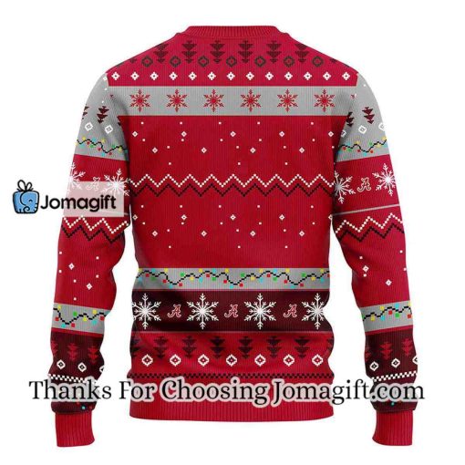 Alabama Crimson Tide Dabbing Santa Claus Christmas Ugly Sweater