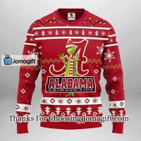 Alabama Crimson Tide Funny Grinch Christmas Ugly Sweater 1