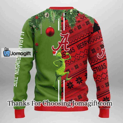 Alabama Crimson Tide Grinch & Scooby-doo Christmas Ugly Sweater