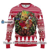 Alabama Crimson Tide Groot Hug Christmas Ugly Sweater