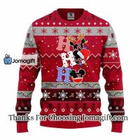 Alabama Crimson Tide Hohoho Mickey Christmas Ugly Sweater 1