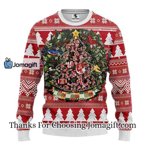 Alabama Crimson Tide Tree Ball Christmas Ugly Sweater